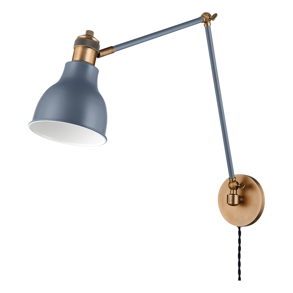 Makin 2 Arm Plug-In Sconce - Light House Co.