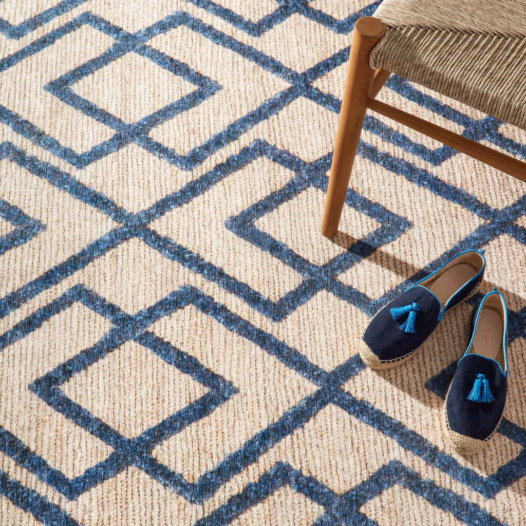 Marco Navy Machine Washable Rug - Light House Co.