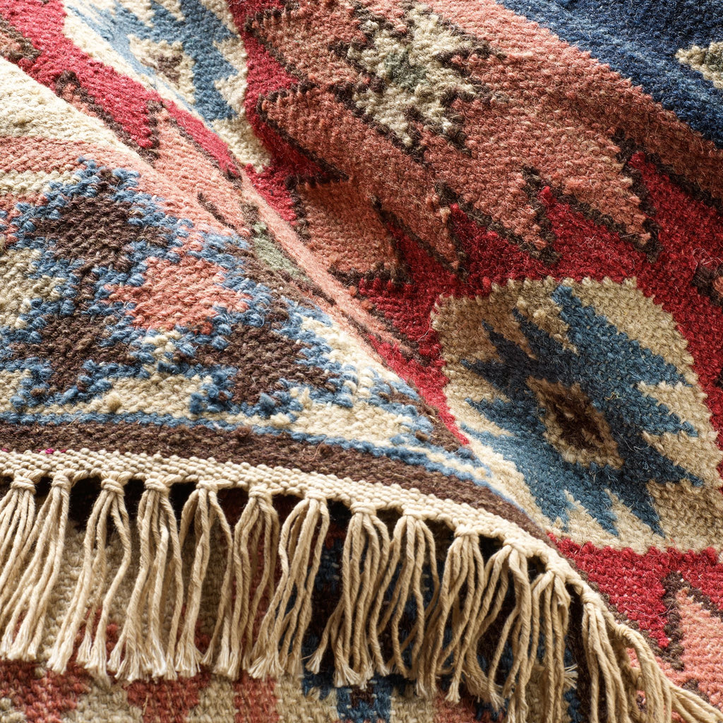 Balsam Kilim Multi Handwoven Wool Rug - Light House Co.