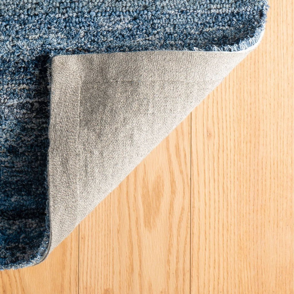 Denim Chindi Blue Hand Hooked Cotton Rug - Light House Co.