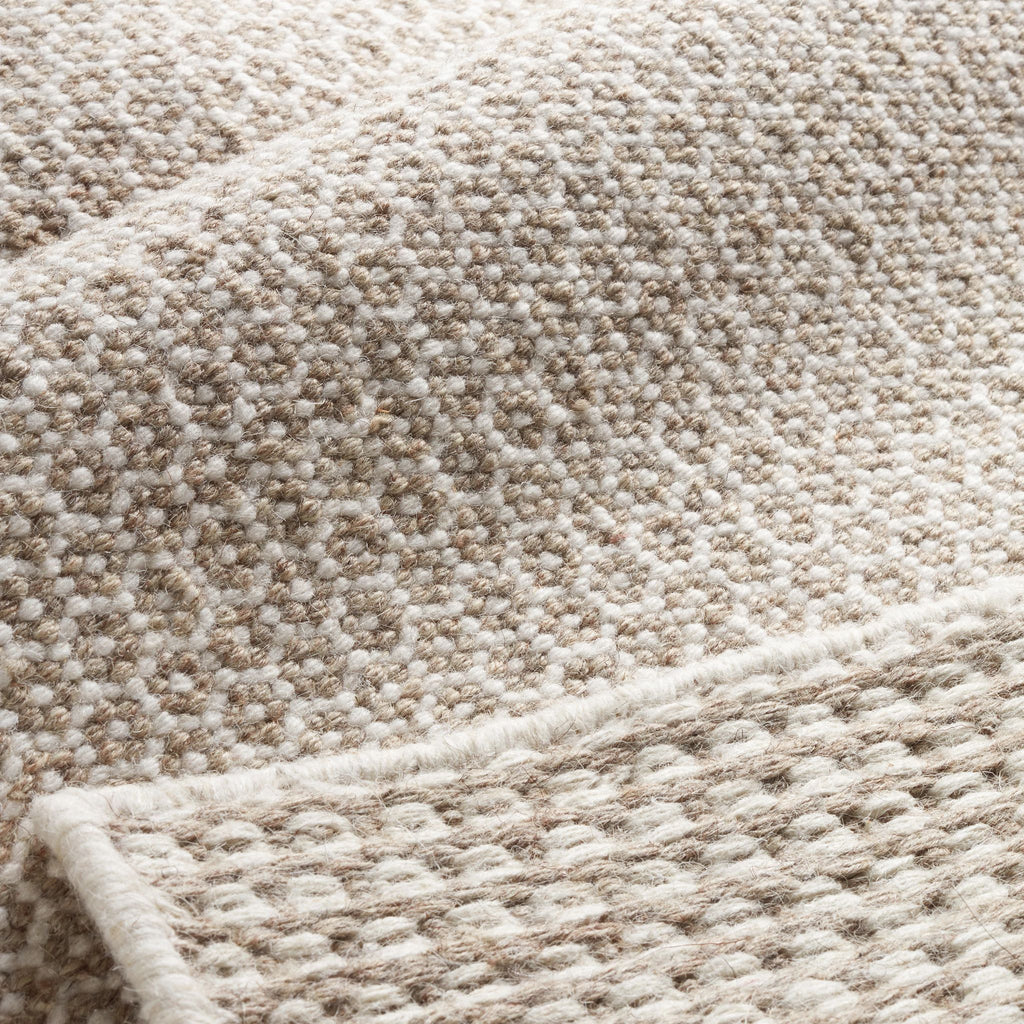 Honeycomb Natural Handwoven Wool Rug - Light House Co.