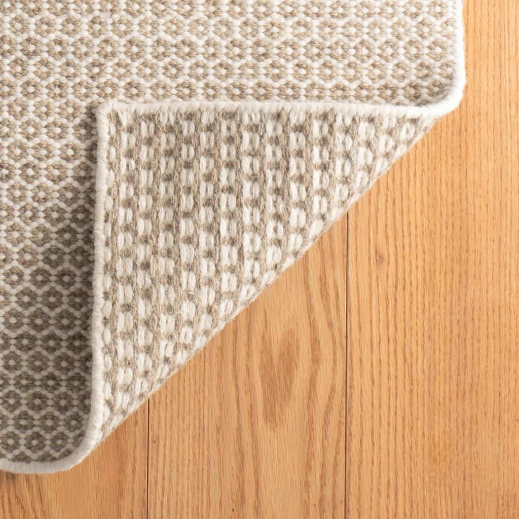 Honeycomb Natural Handwoven Wool Rug - Light House Co.