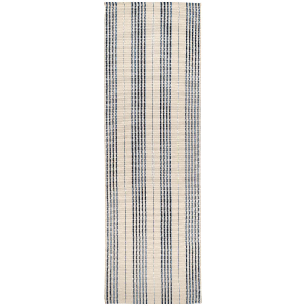 Conway Blue Handwoven Cotton Rug - Light House Co.