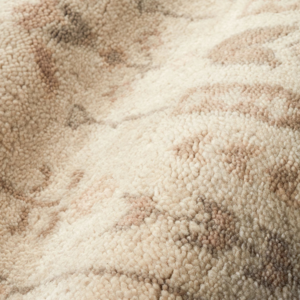 Dara Cream Hand Knotted Wool Rug - Light House Co.
