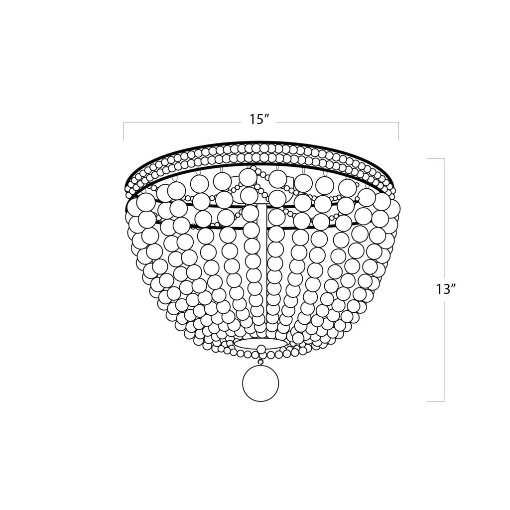 Malibu Flush Mount - Light House Co.