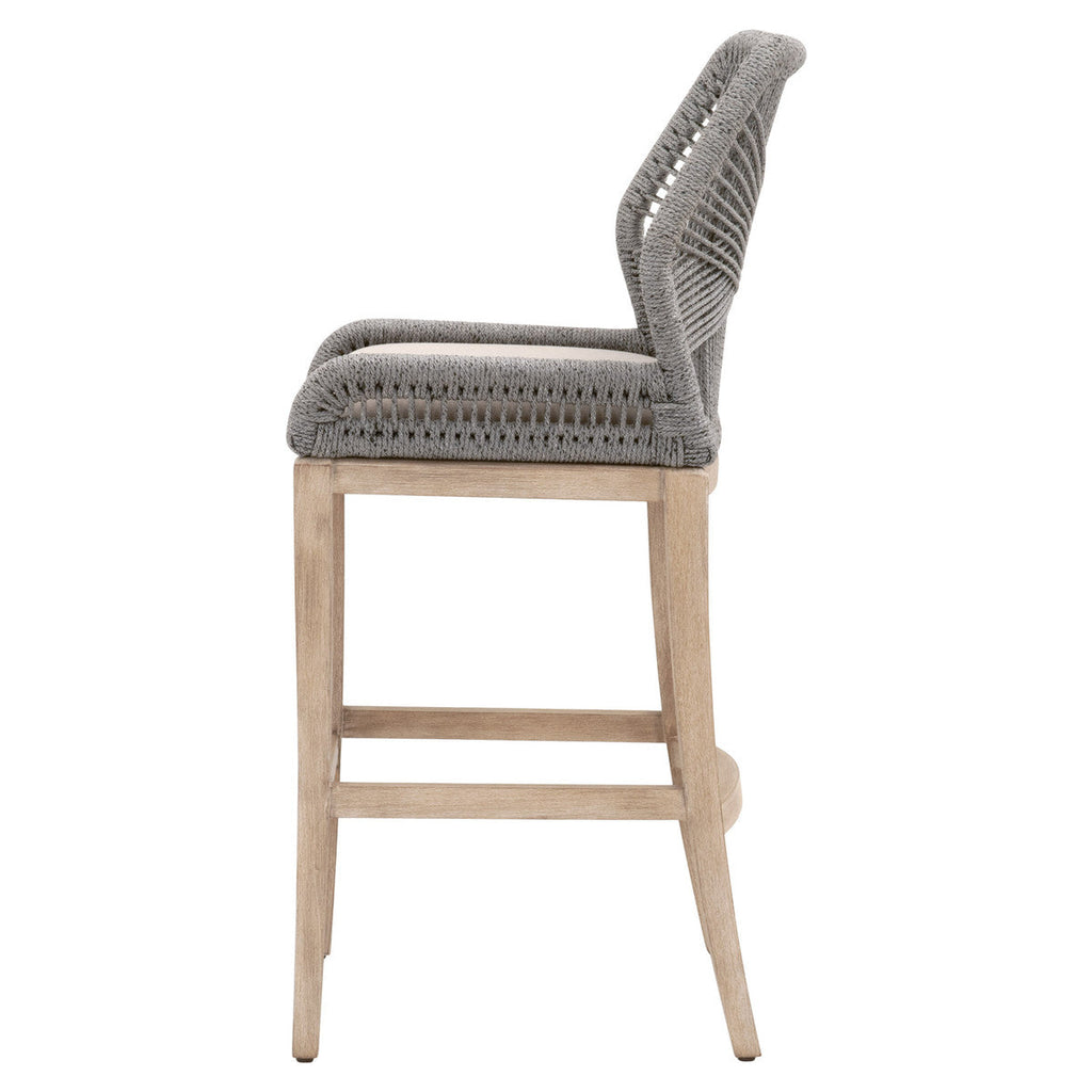 Loom Bar Stool - Sand Rope - Light House Co.