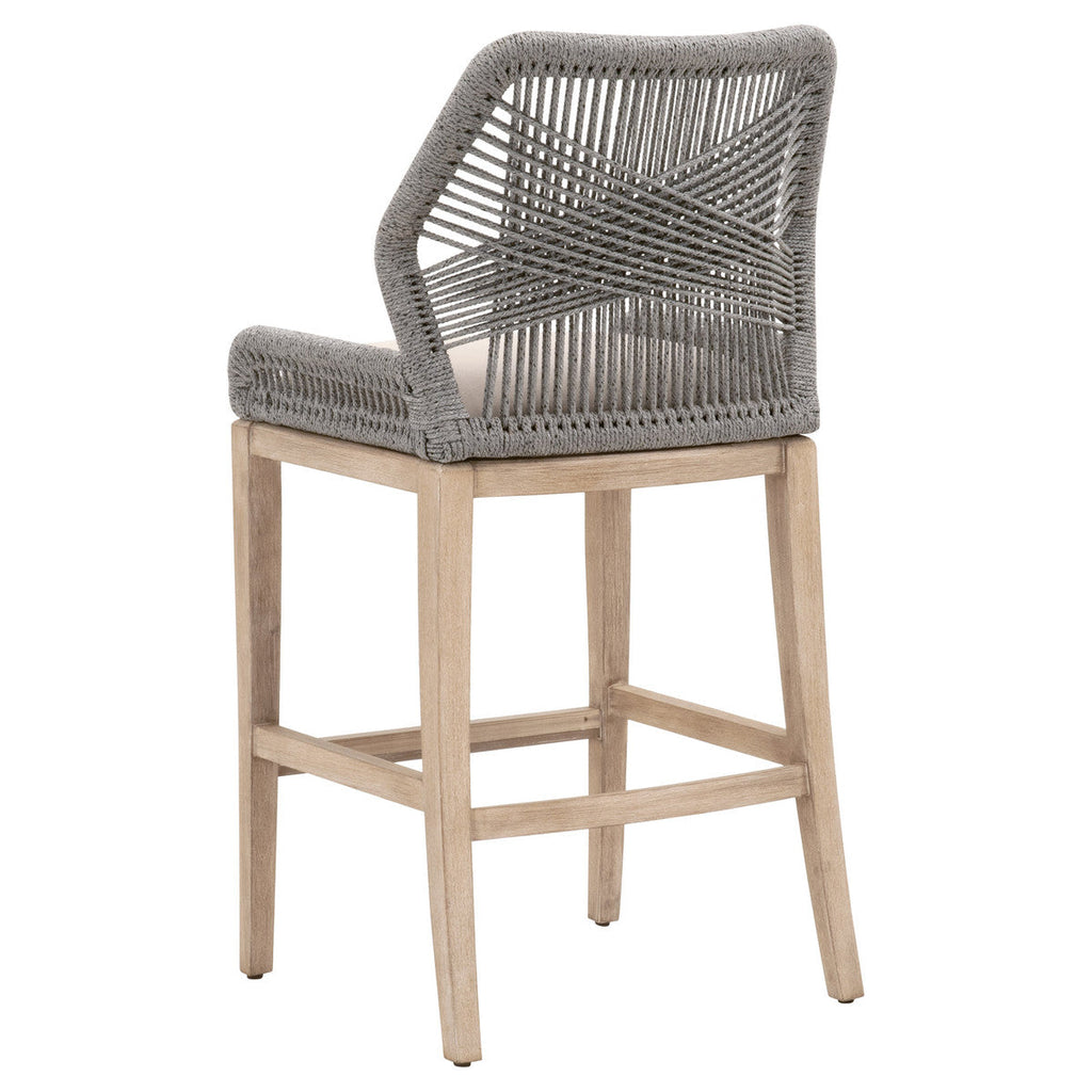 Loom Bar Stool - Sand Rope - Light House Co.