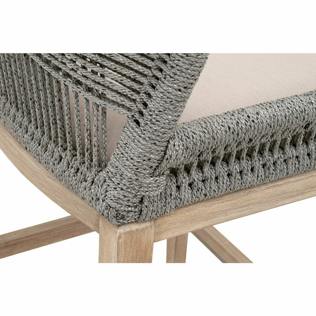 Loom Bar Stool - Sand Rope - Light House Co.