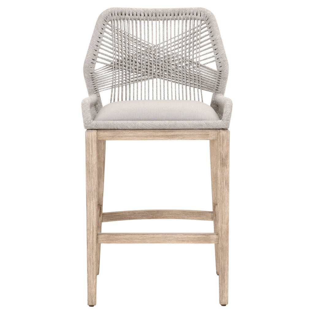 Loom Bar Stool - Sand Rope - Light House Co.
