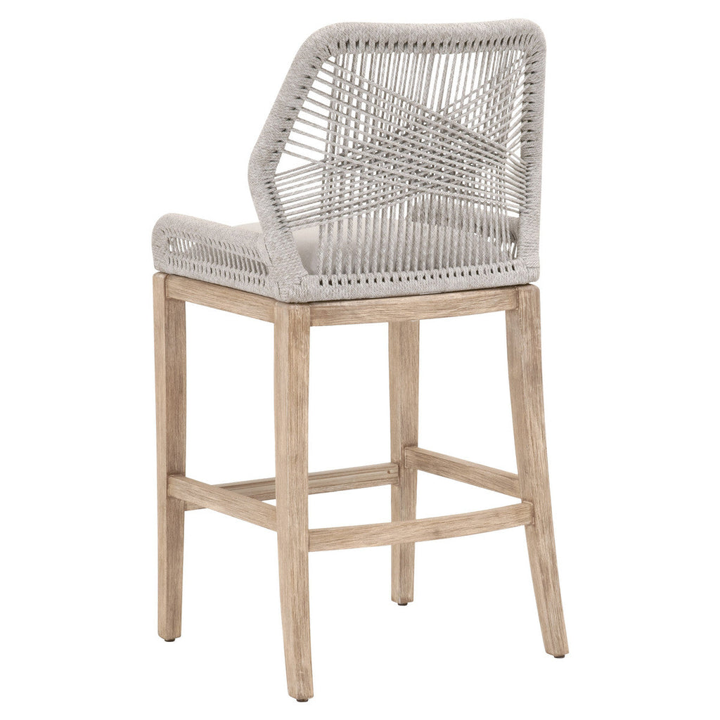 Loom Bar Stool - Sand Rope - Light House Co.