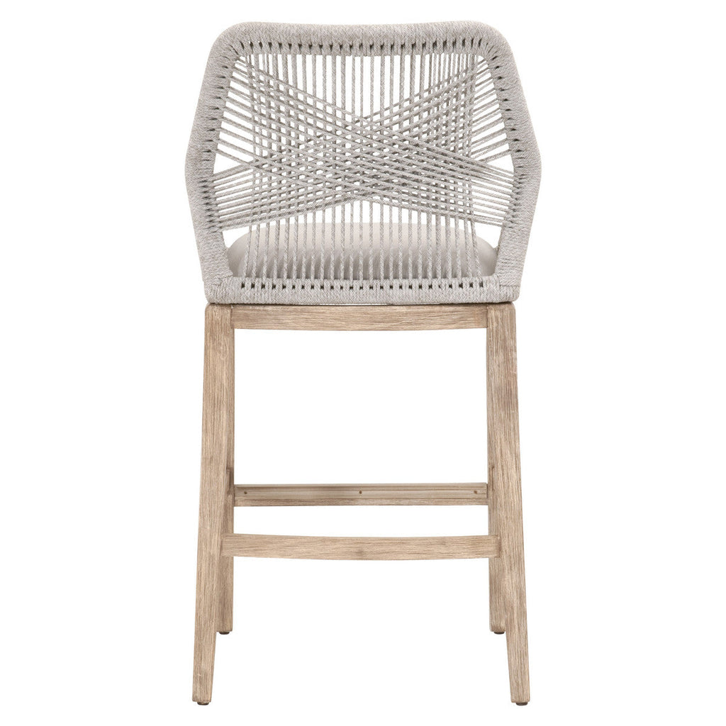 Loom Bar Stool - Sand Rope - Light House Co.