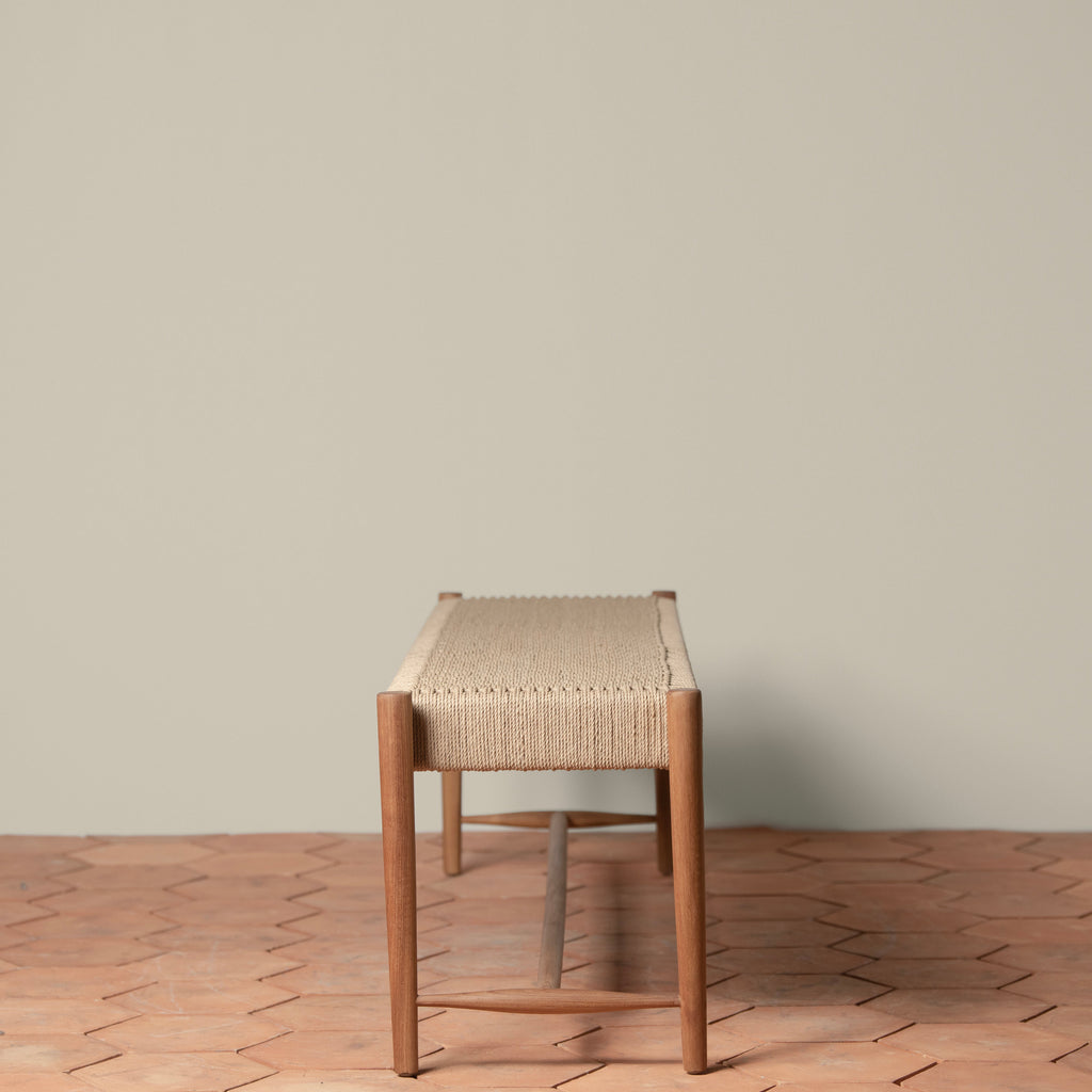 Ingrid Woven Bench - Light House Co.