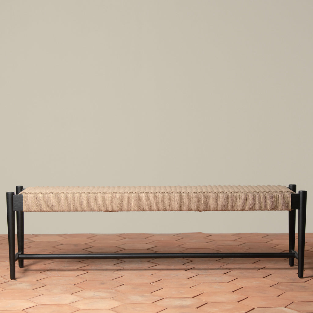 Ingrid Woven Bench - Light House Co.