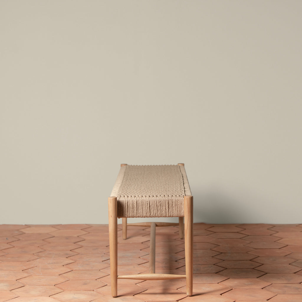 Ingrid Woven Bench - Light House Co.