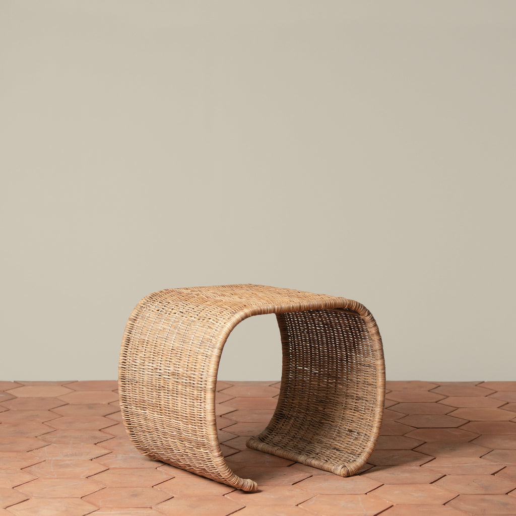 Healdsburg Wicker Side Table - Light House Co.