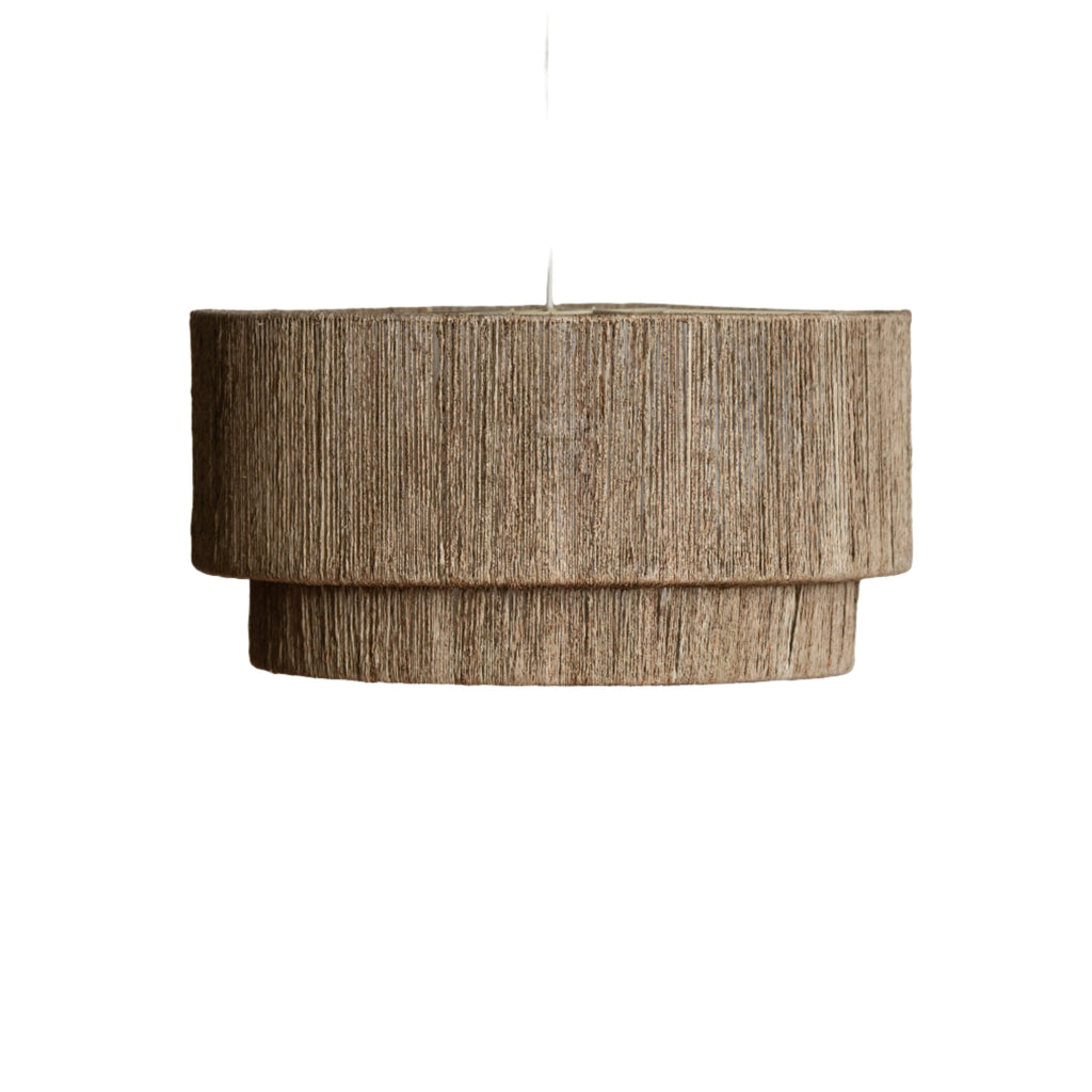 Cocktail 2 Tier Jute Pendant - Light House Co.