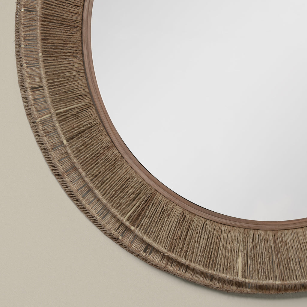 Collins Large Jute Mirror - Light House Co.