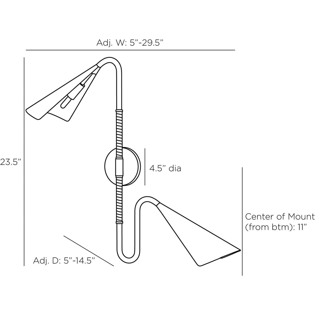 Amerson Sconce - Light House Co.