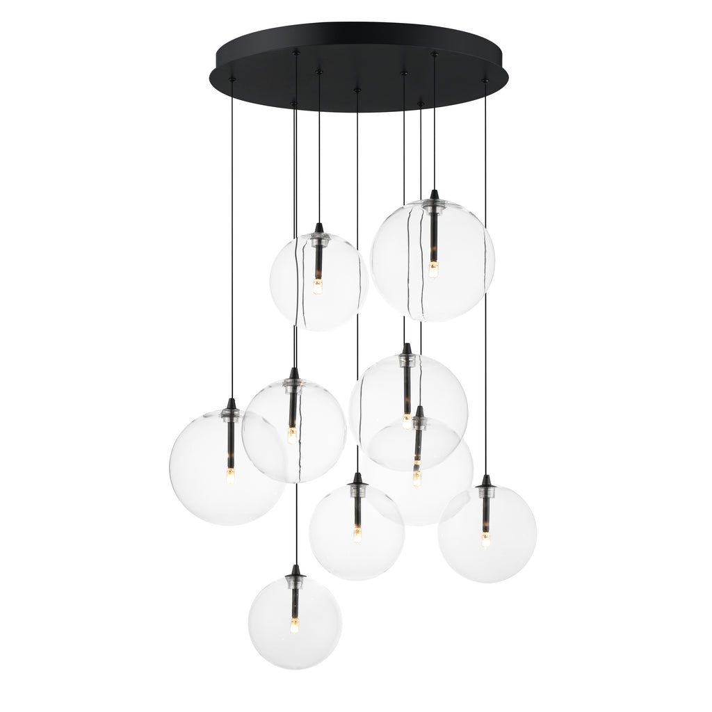 Global 9-Light LED Chandelier - Light House Co.