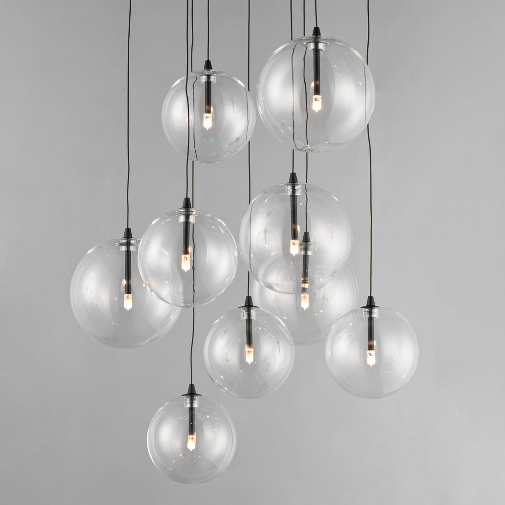 Global 9-Light LED Chandelier - Light House Co.