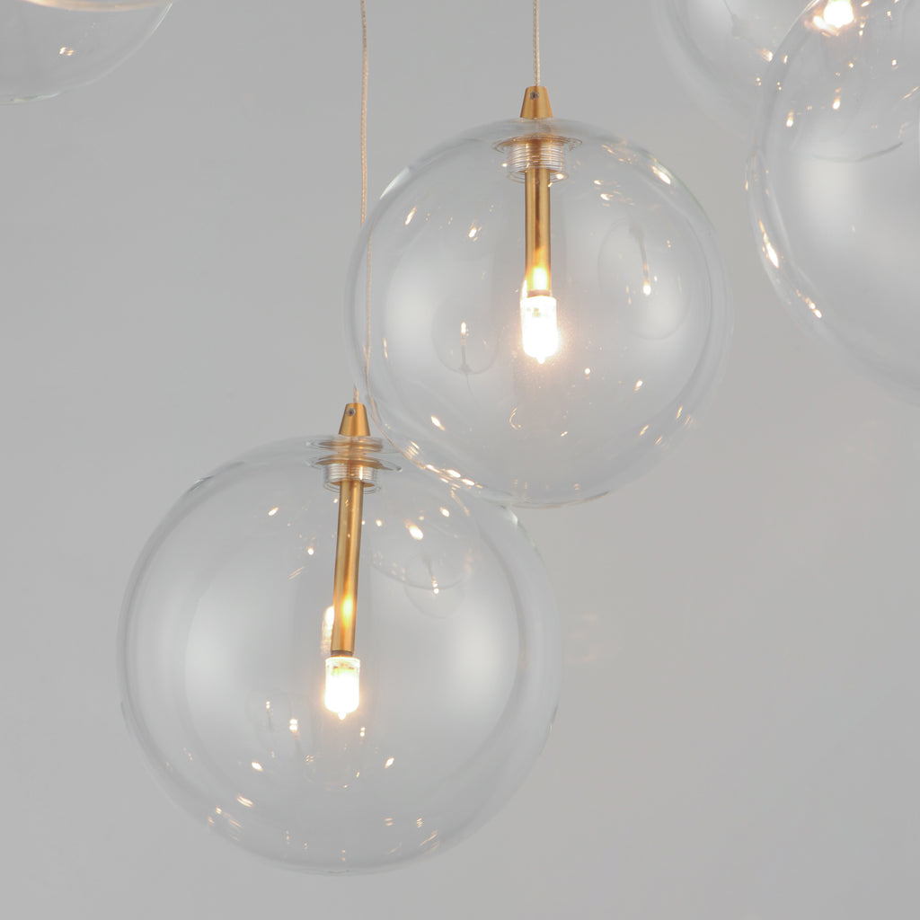 Global 9-Light LED Chandelier - Light House Co.