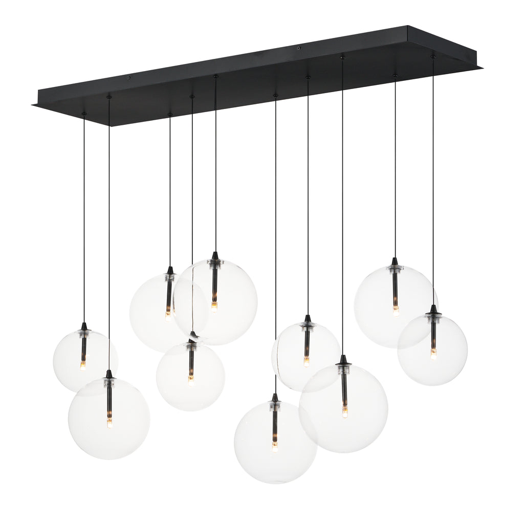 Global 10-Light LED Chandelier - Light House Co.