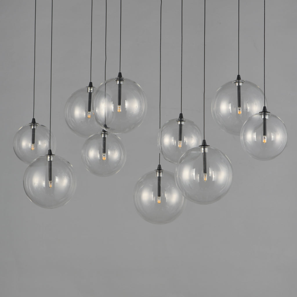 Global 10-Light LED Chandelier - Light House Co.