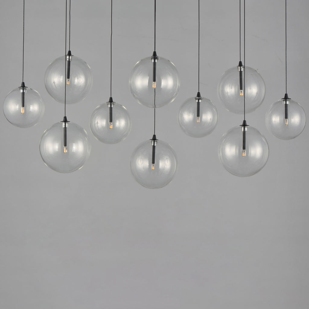 Global 10-Light LED Chandelier - Light House Co.