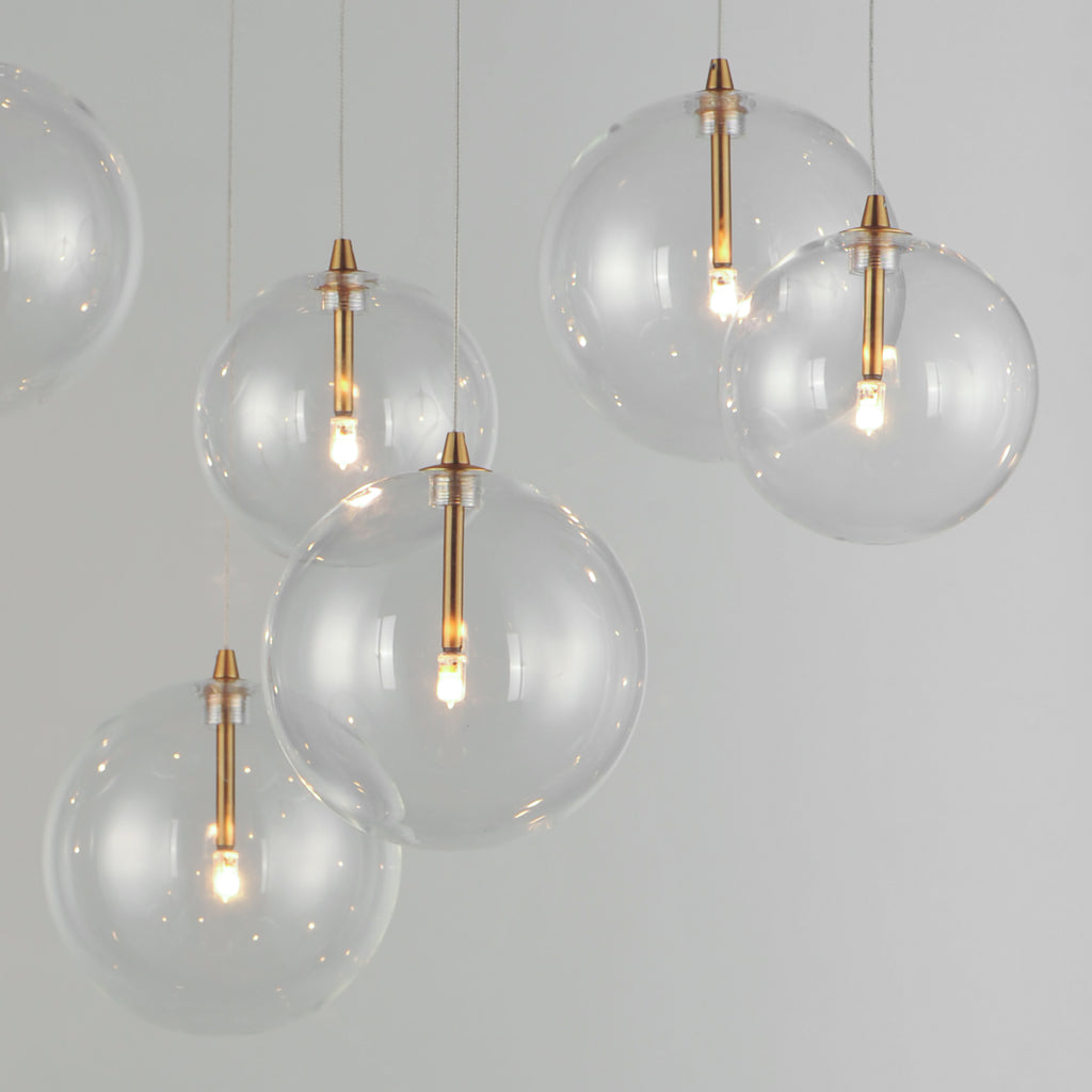Global 10-Light LED Chandelier - Light House Co.