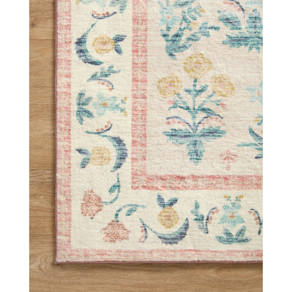 Eden Mughal Rose / Blush | Rifle Paper Co. Rugs x Loloi - Light House Co.