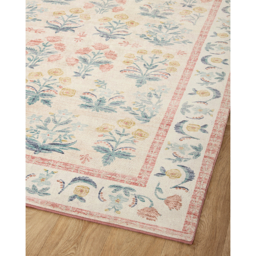 Eden Mughal Rose / Blush | Rifle Paper Co. Rugs x Loloi - Light House Co.