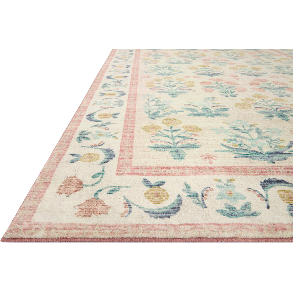 Eden Mughal Rose / Blush | Rifle Paper Co. Rugs x Loloi - Light House Co.