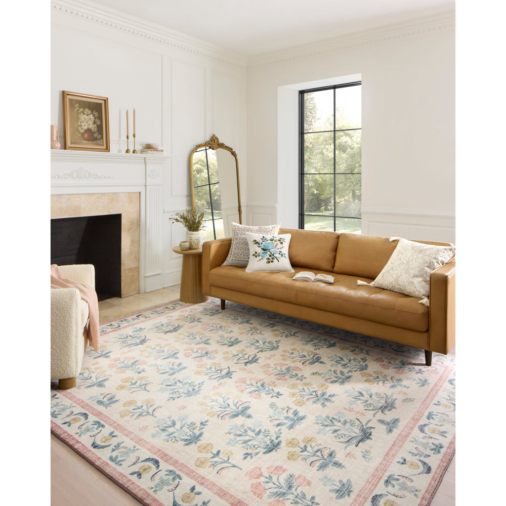 Eden Mughal Rose / Blush | Rifle Paper Co. Rugs x Loloi - Light House Co.