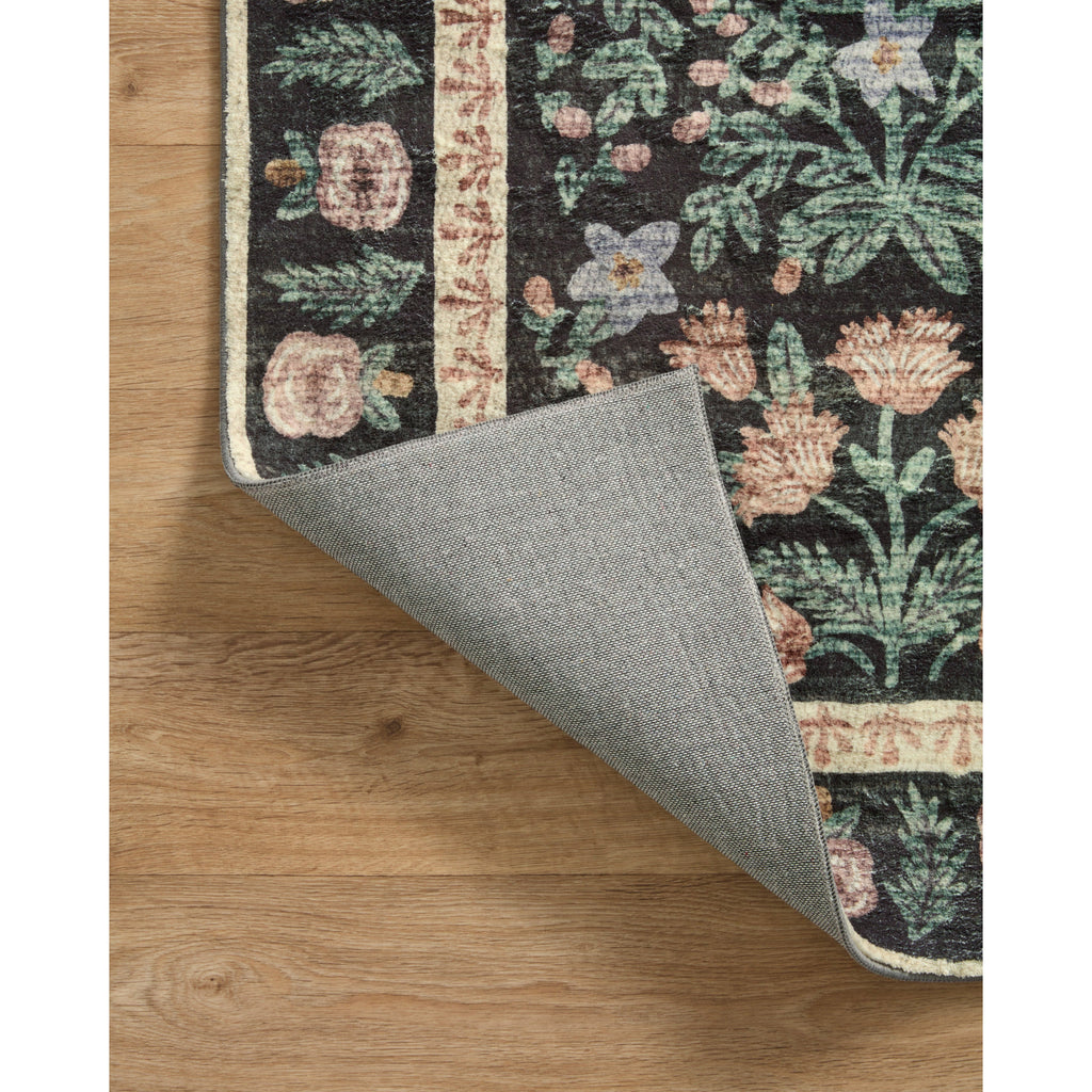 Eden Mughal Garden / Black | Rifle Paper Co. Rugs x Loloi - Light House Co.