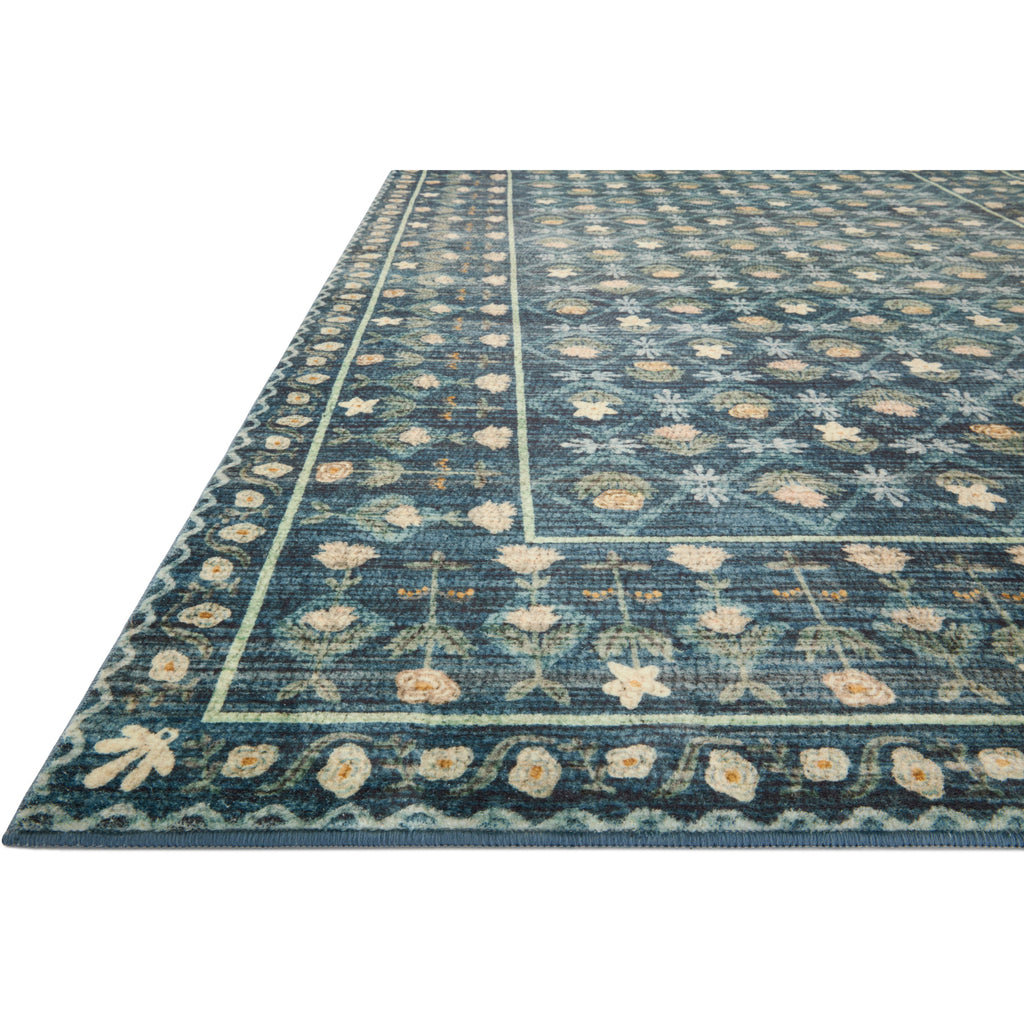 Eden Lattice / Indigo | Rifle Paper Co. Rugs x Loloi - Light House Co.