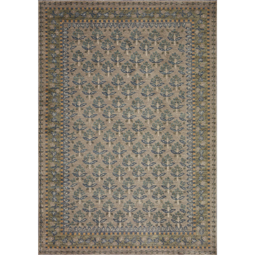 Fiore Forte / Grey | Rifle Paper Co. Rugs x Loloi - Light House Co.