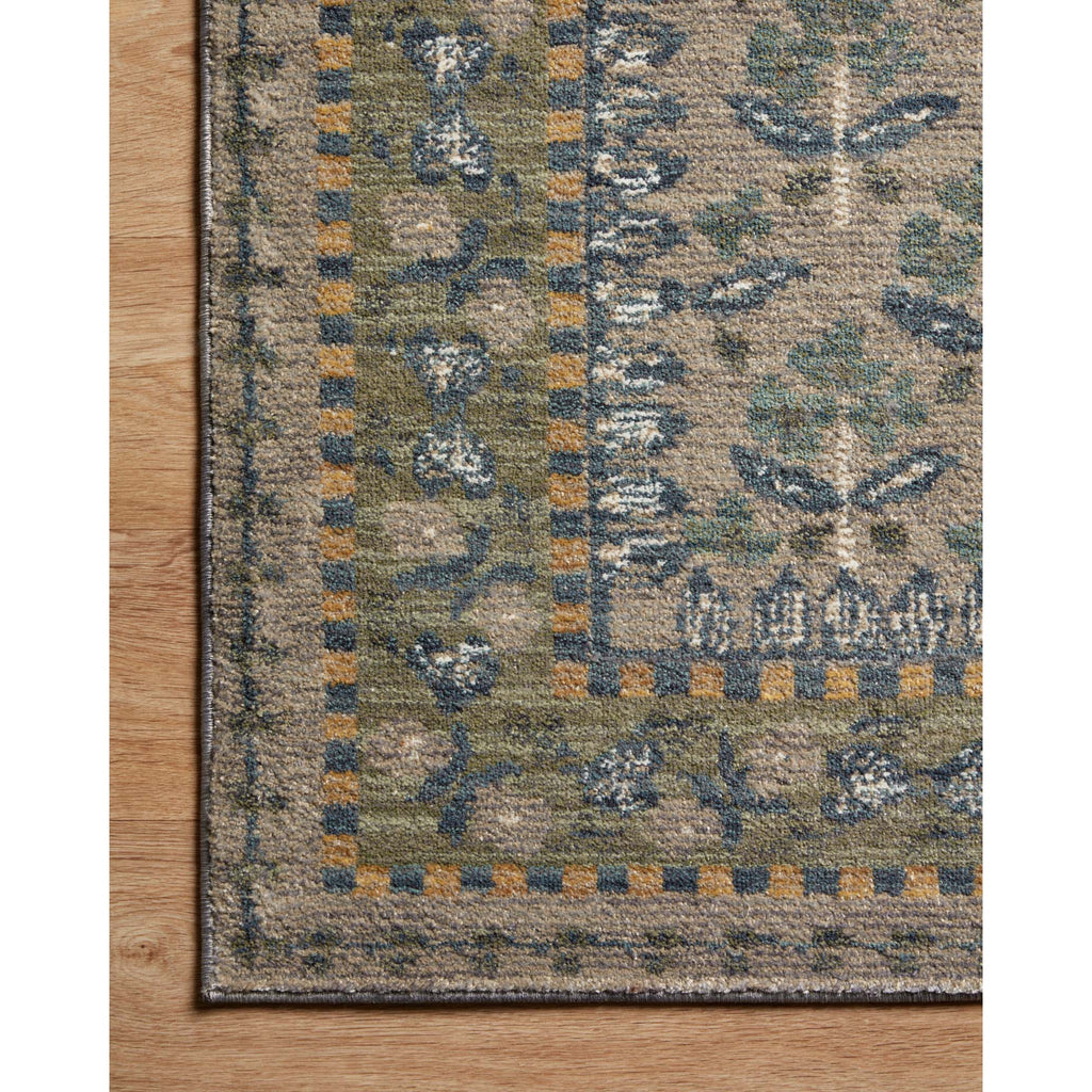 Fiore Forte / Grey | Rifle Paper Co. Rugs x Loloi - Light House Co.