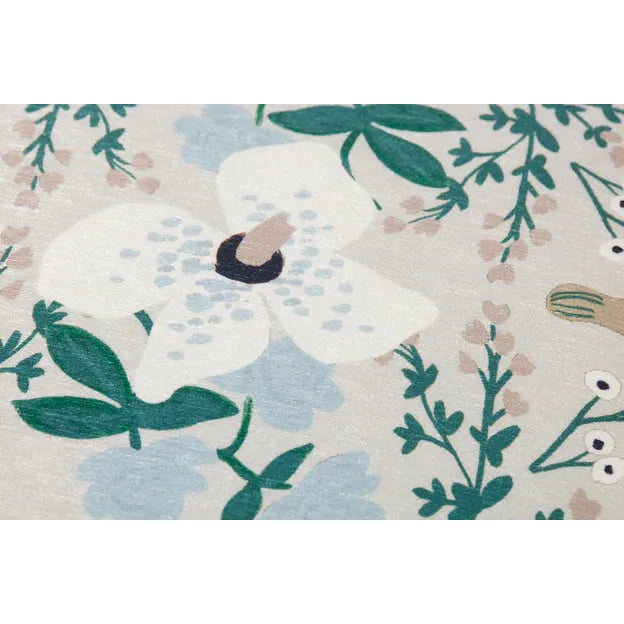 RP Grey / Multi Pouf | Rifle Paper Co. x Loloi - Light House Co.