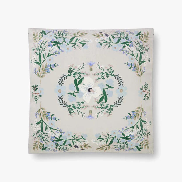 RP Grey / Multi Pouf | Rifle Paper Co. x Loloi - Light House Co.