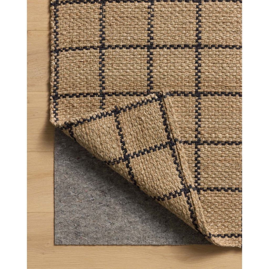 Fletcher Natural / Black Rug | Chris Loves Julia x Loloi - Light House Co.