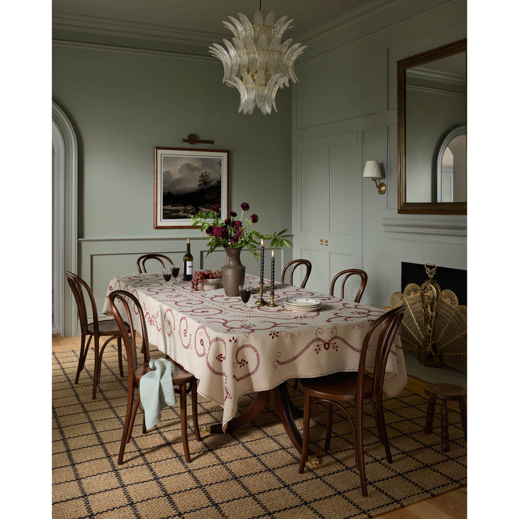 Fletcher Natural / Black Rug | Chris Loves Julia x Loloi - Light House Co.