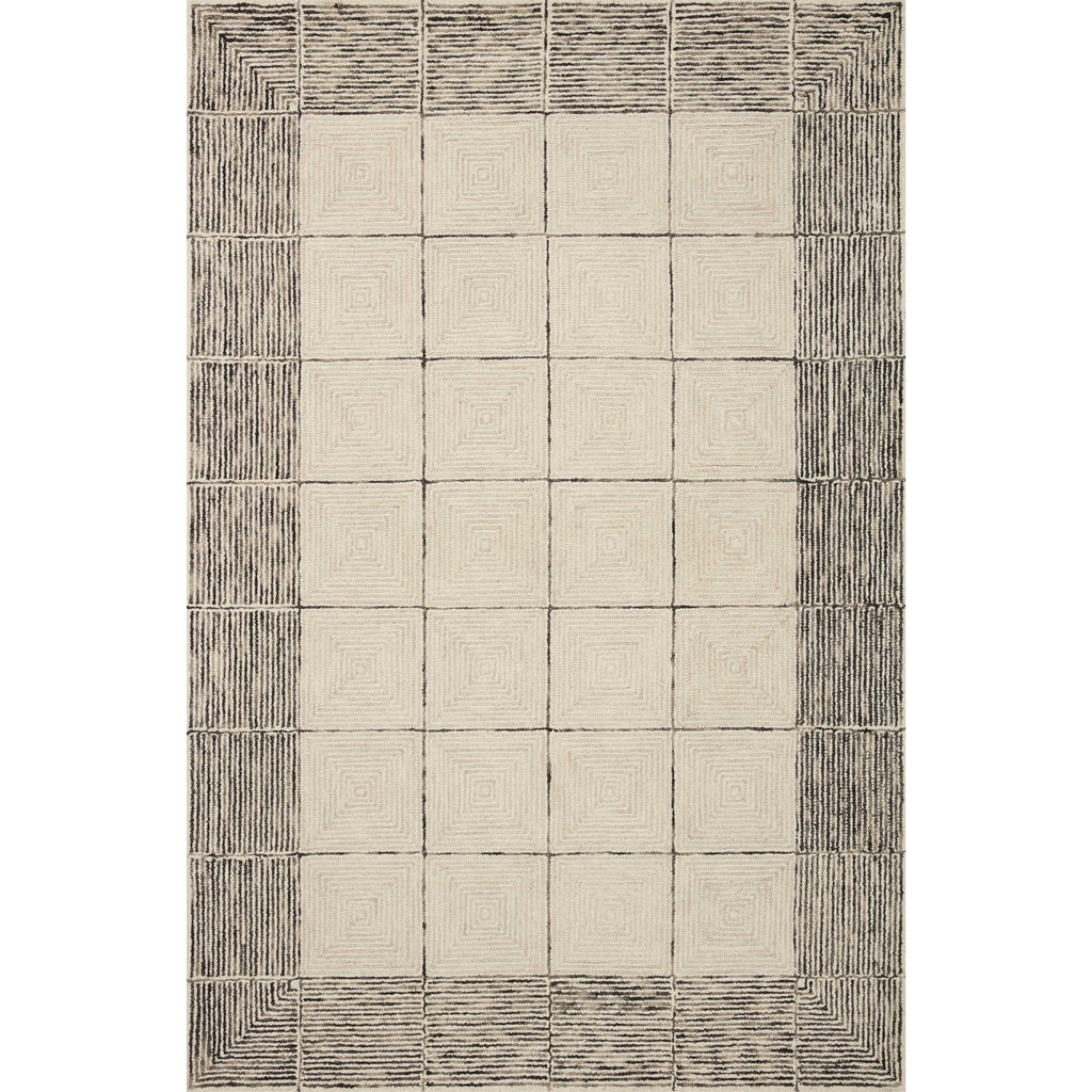 Francis Cream / Black Rug | Chris Loves Julia x Loloi - Light House Co.