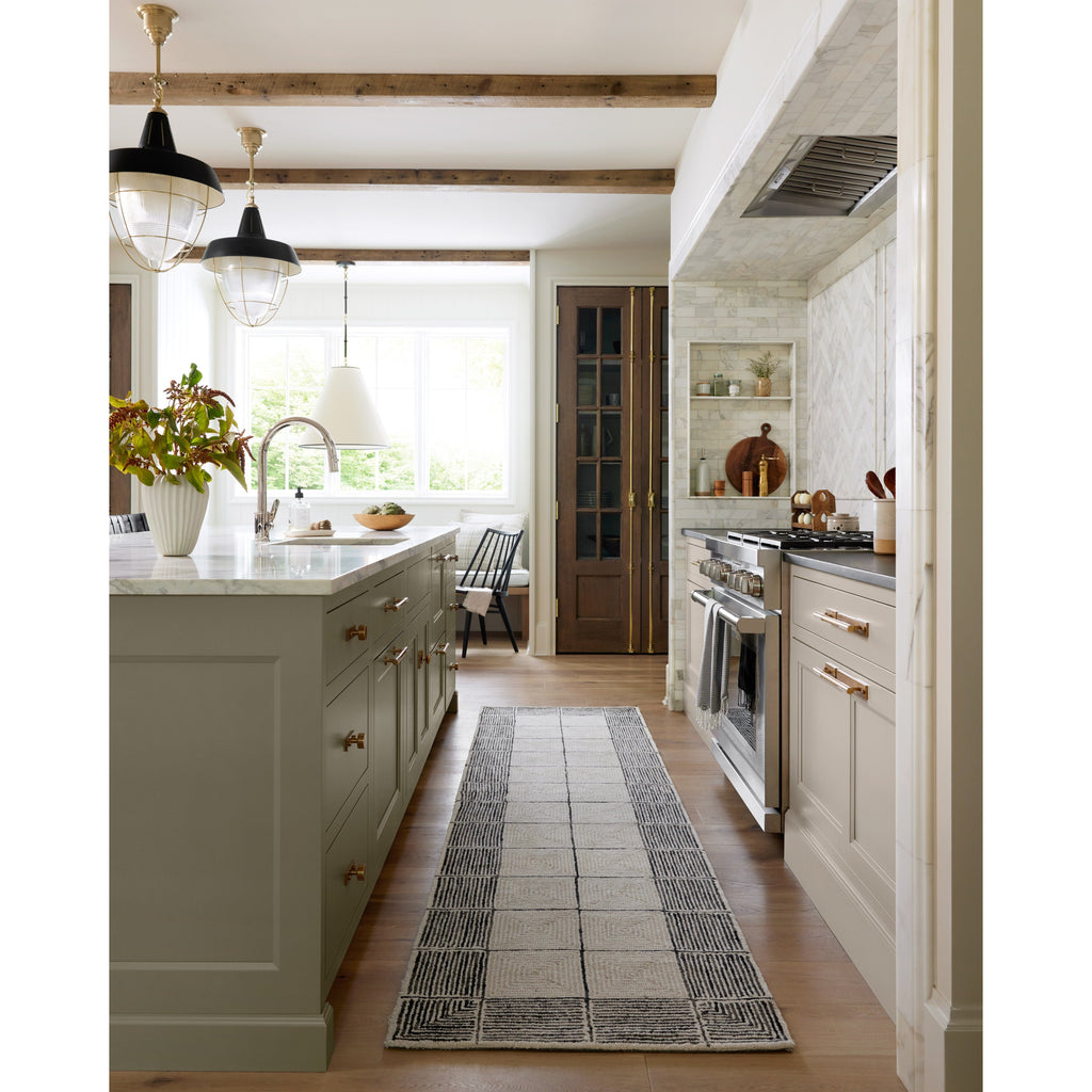 Francis Cream / Black Rug | Chris Loves Julia x Loloi - Light House Co.