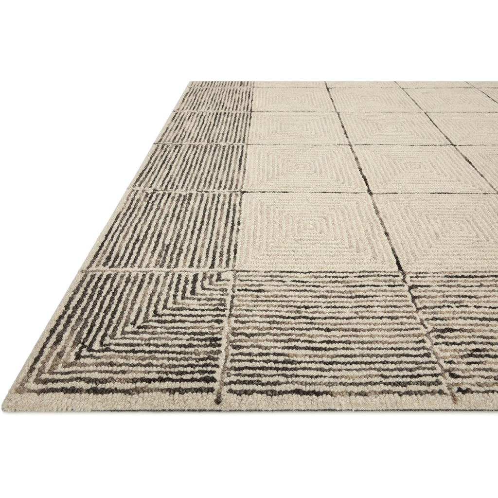 Francis Cream / Black Rug | Chris Loves Julia x Loloi - Light House Co.