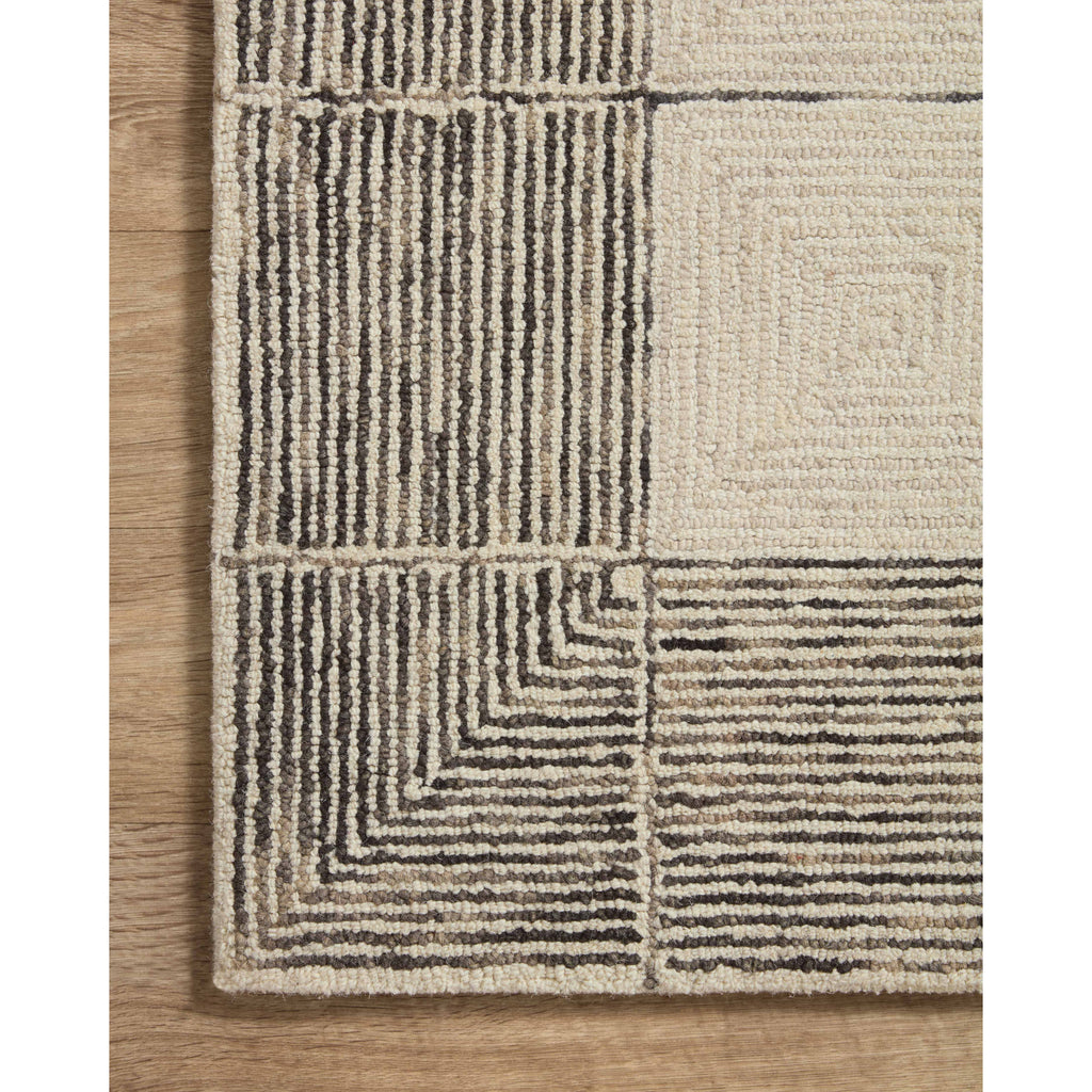 Francis Cream / Black Rug | Chris Loves Julia x Loloi - Light House Co.