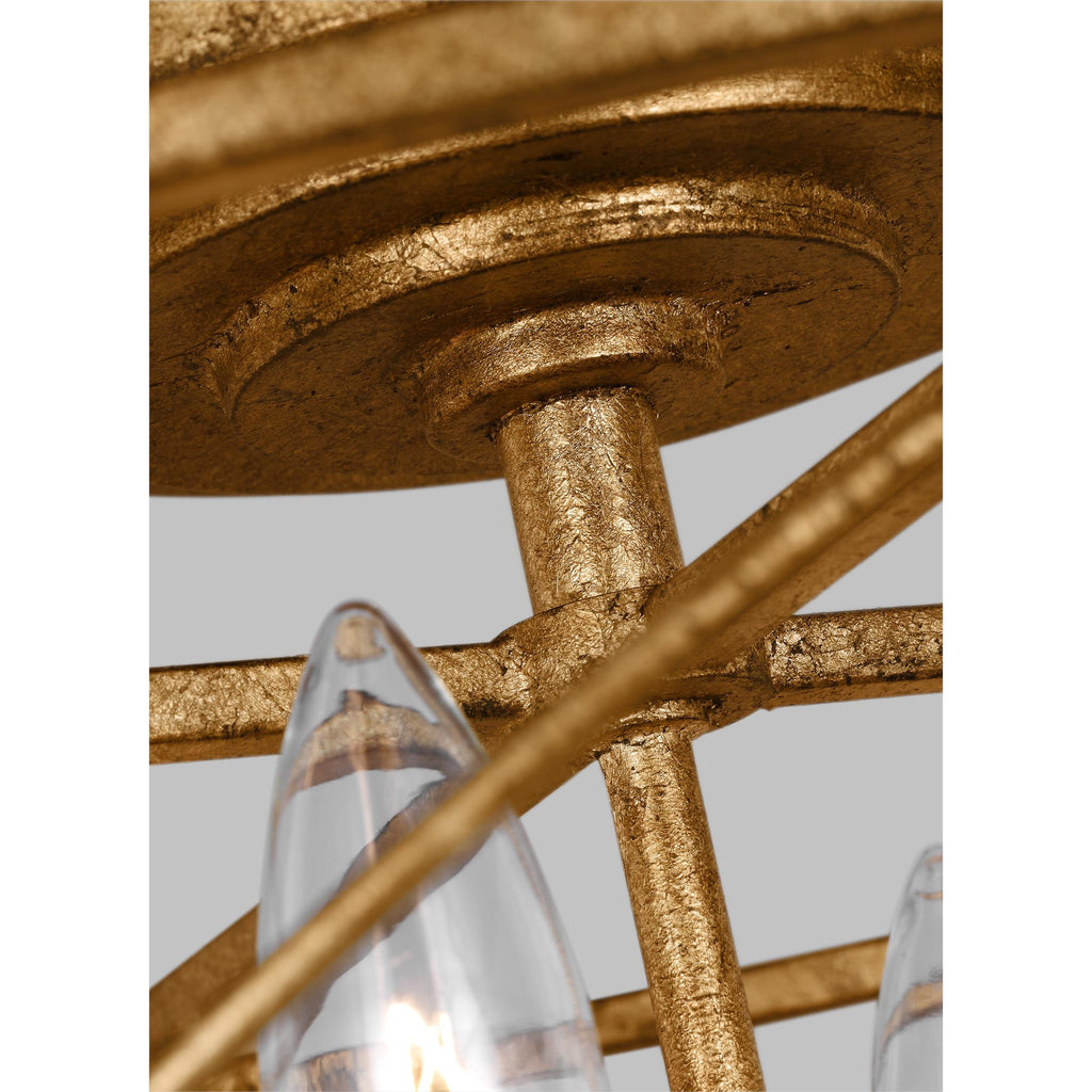 Beatrix Medium Semi-Flush Mount - Light House Co.