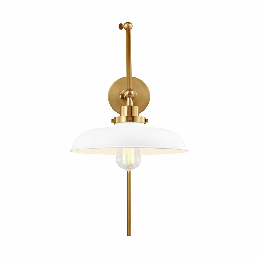 Wellfleet Double Arm Wide Task Sconce - Light House Co.