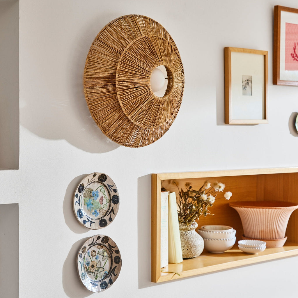 Condesa Jute Sconce - Light House Co.