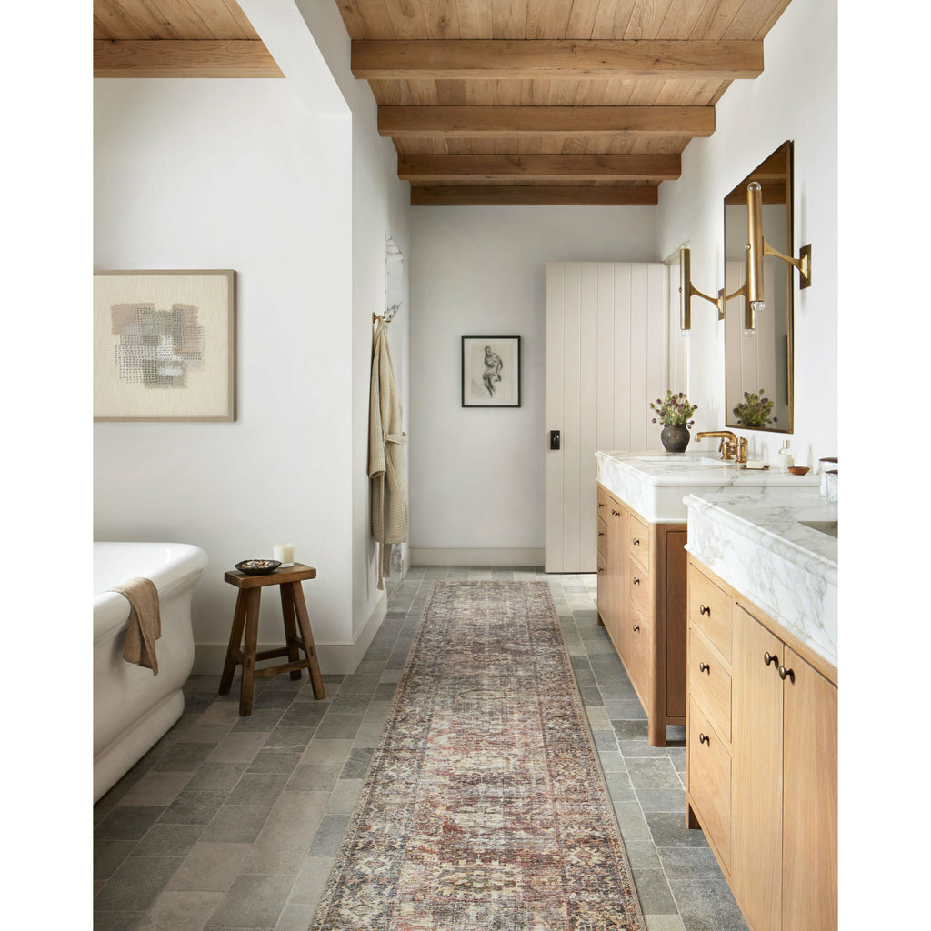 Georgie Bordeaux / Antique Rug | Amber Lewis x Loloi - Light House Co.