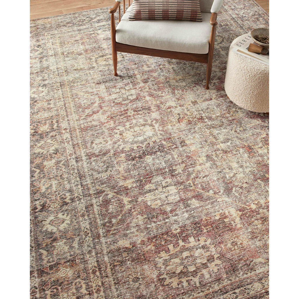 Georgie Bordeaux / Antique Rug | Amber Lewis x Loloi - Light House Co.